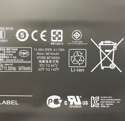 Genuine BI03XL ON03XL Laptop Battery for HP Stream 14-CB, 14-AX, 14-DS Series