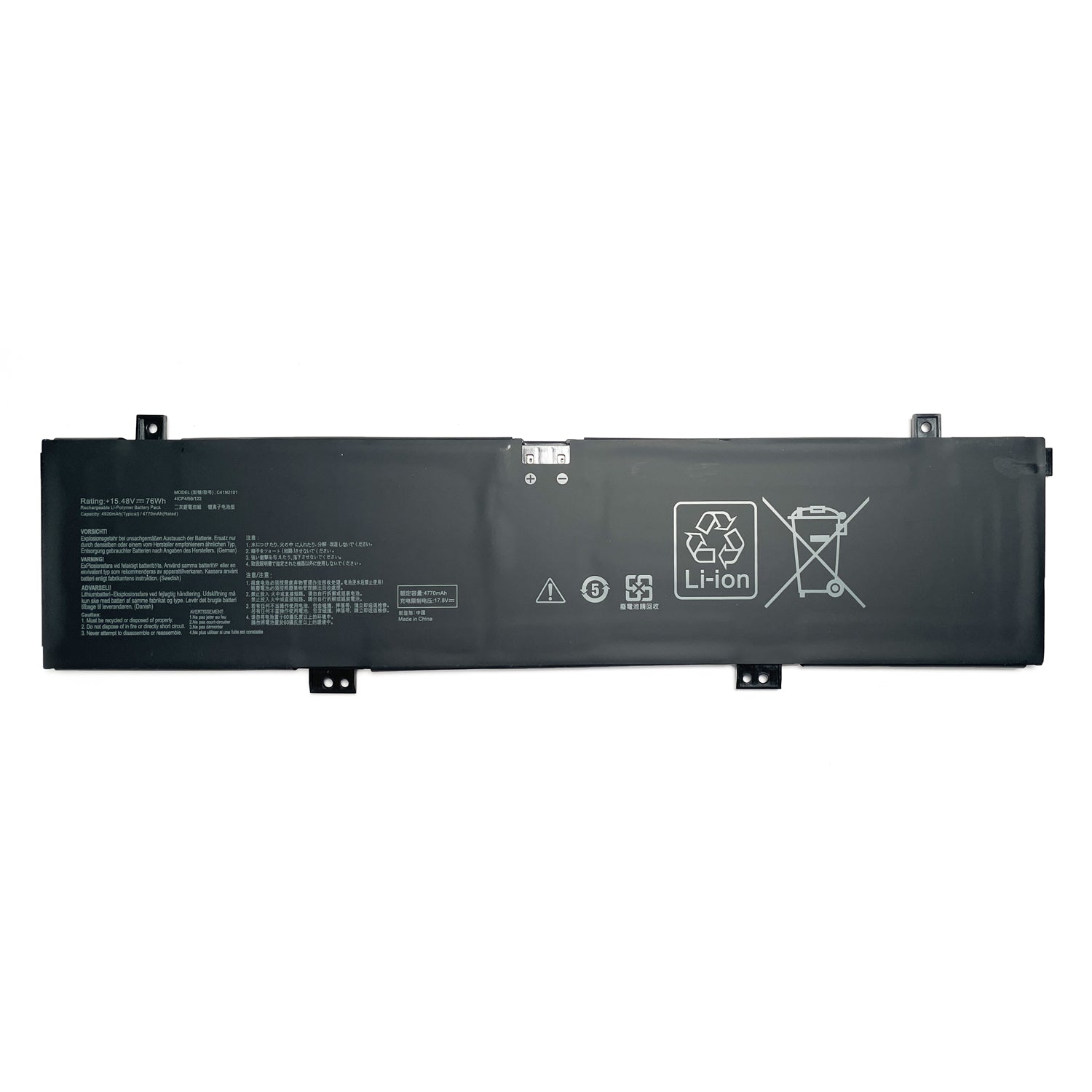 Genuine C41N2101 76Wh Laptop Battery for Asus ROG Zephyrus G14 GA402, TUF Dash F15 FX517, VivoBook Pro 15X K6501