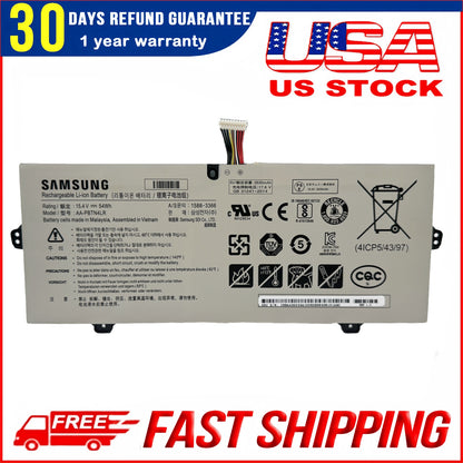 Genuine AA-PBTN4LR Laptop battery for Samsung Notebook 9 NP940X5N NP940X3M NP940X3N NP940X3M-K01US NP940X3M-K02US NP940X5M-X01US NP940X5N-X01US Series BA43-00386A 1588-3366 15.4V / 54Wh / 3530mAh / 4-Cell