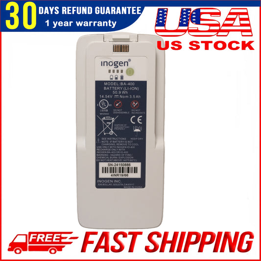 Genuine BA-400 1400-2010-4 Battery for Inogen G4 OxyGo FIT 1400-2000 1400-2030