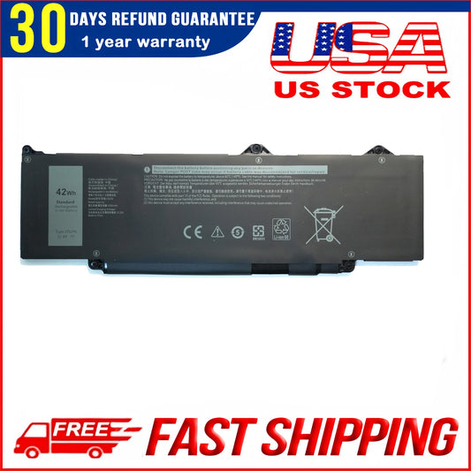 Genuine OEM Dell JTG7N 42Wh Battery Replacement for Latitude 5340, 5440, 5540 & Precision 3490 Laptops