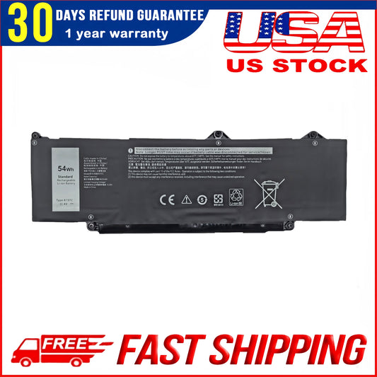 Original 54Wh DR02P Battery for Dell Precision 3480 3580 Latitude 5440 5540 R73TC