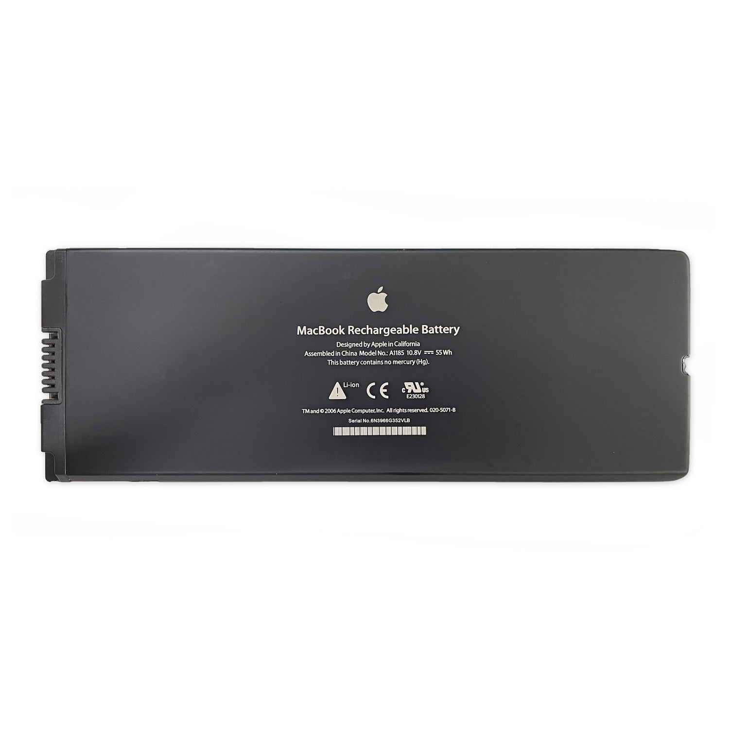 Genuine A1185 A1181 Laptop Battery for Apple MacBook 13" A1185 A1181 MA561 MA561FE/A MA561G/A MA561J/A [10.8V 59Wh Black]