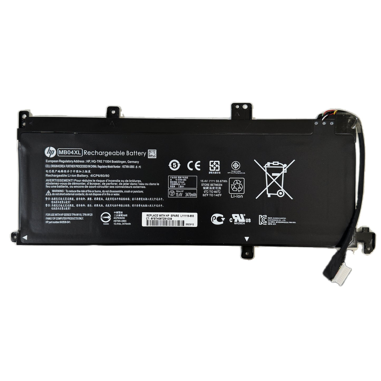 Genuine MB04XL Battery for HP Envy X360 M6-AQ000 15-AQ Series
