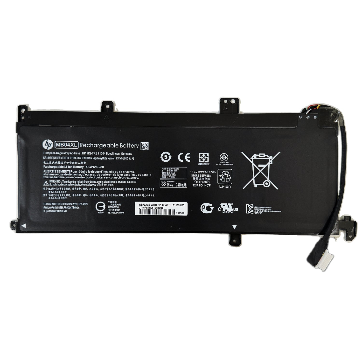 Genuine MB04XL Battery for HP Envy X360 M6-AQ000 15-AQ Series
