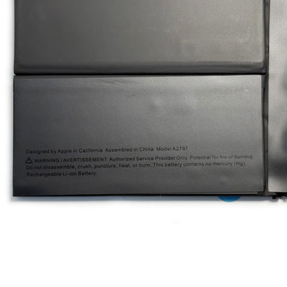 Genuine A2797 Laptop Battery 66.5Wh 5762mAh Compatible with MacBook Air M2 A2941 / MacBook Air M3 A3114 / MacBook Air 15-inch MQKP3LL/A MQKQ3LL/A MQKR3LL/A MQKT3LL/A MQKU3LL/A MQKV3LL/A Series