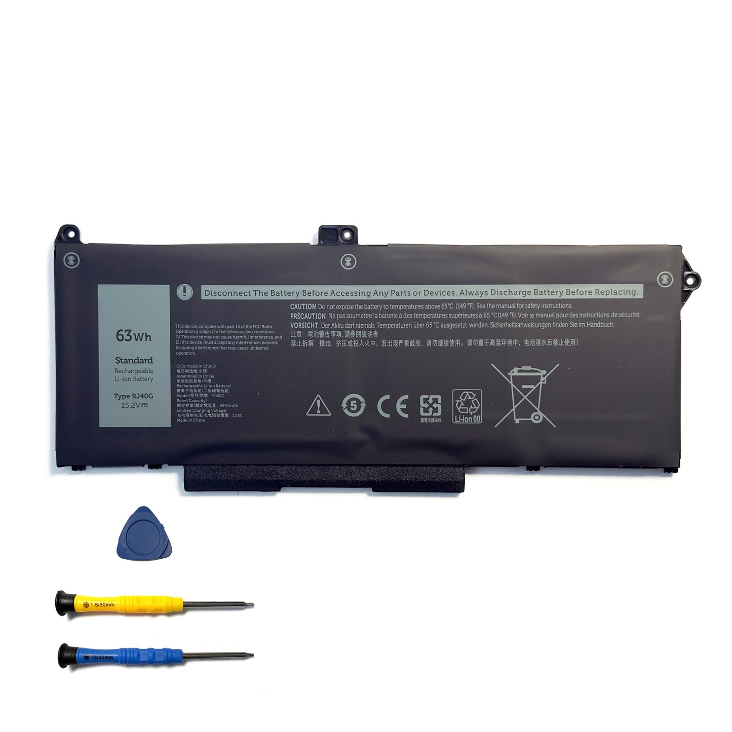 Genuine RJ40G Battery for Dell Latitude 5420 5520 Precision 3560 01K2CF 075X16