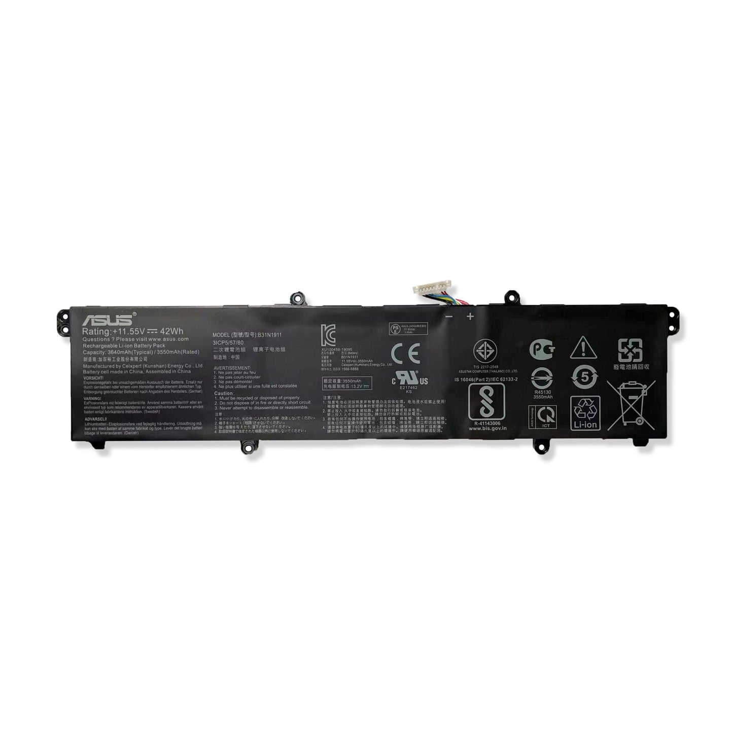 Genuine B31N1911 / C31N1911 Laptop Battery for ASUS VivoBook Flip 14 TM420IA M413 F413 K413 X413 Series