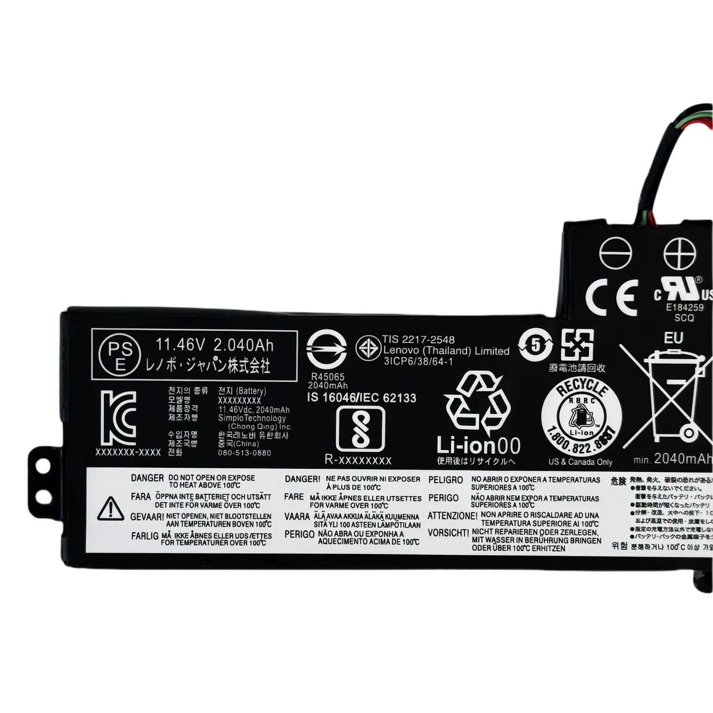 Genuine 01AV420 01AV421 01AV489 01AV419 Laptop Battery for Lenovo ThinkPad T470 T480 A475 A485 TP25 | 11.4V 24Wh