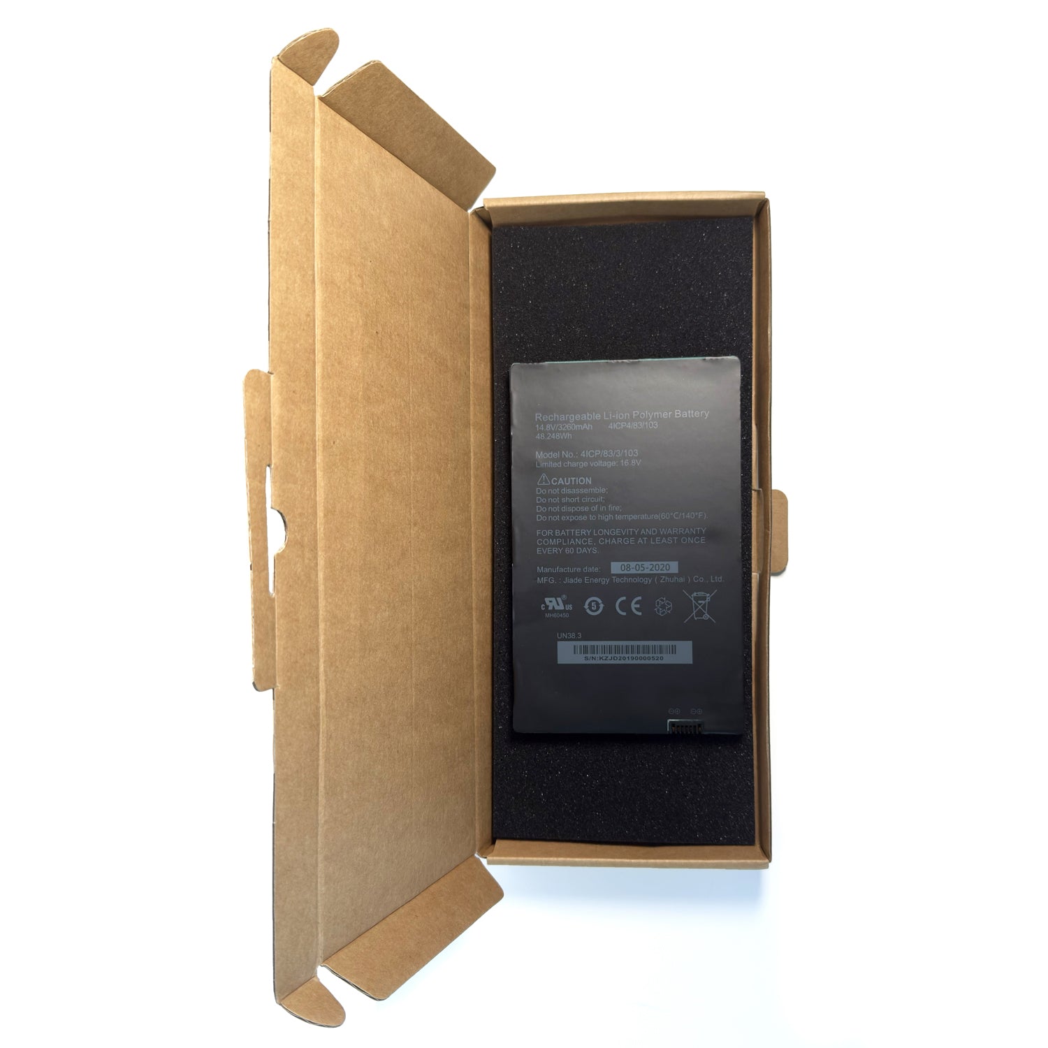 Replace 4ICP/83/3/103 3260mAh Battery for Rugged Wireless 1013 CSI Mobile Computer