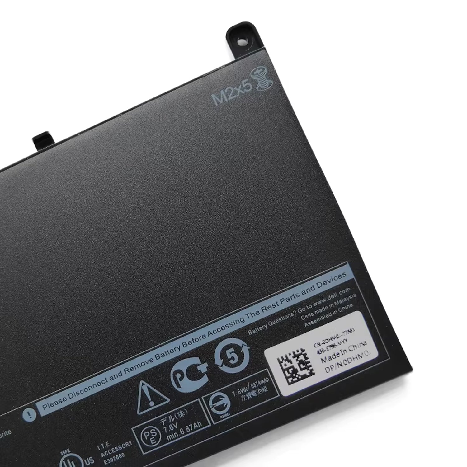 Genuine J60J5 Battery for Dell Latitude E7270, E7470 (MC34Y, 242WD, GG4FM, 451-BBSX)