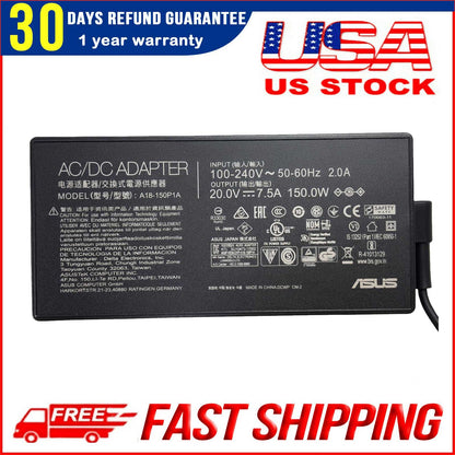 Genuine ASUS 150W A18-150P1A Charger for Zenbook Pro 15/17 | 4.5mm/3.0mm Tip