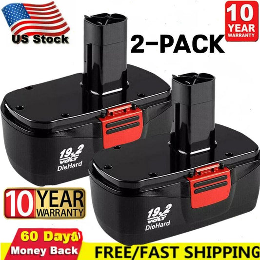 -Pack Replacement Battery for Craftsman 19.2V C3 & DieHard Tools