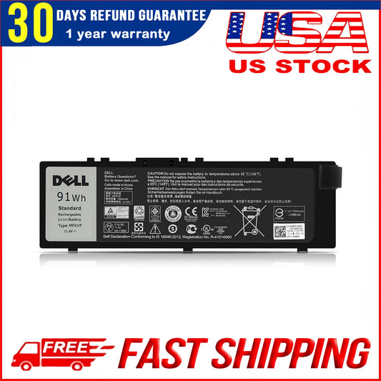 OEM Genuine MFKVP Battery Replacement for Dell Precision 15 7510 7520 17 7720 M7510 M7710 Laptop