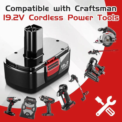 -Pack Replacement Battery for Craftsman 19.2V C3 & DieHard Tools