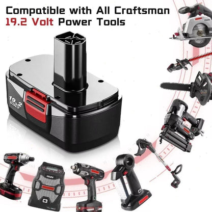 -Pack Replacement Battery for Craftsman 19.2V C3 & DieHard Tools